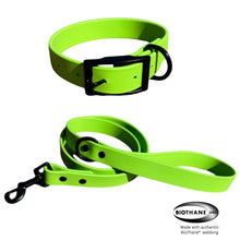 Load image into Gallery viewer, Bright Lime Green BioThane® Waterproof Dog Leash 1"