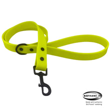 Load image into Gallery viewer, Yellow BioThane® Waterproof Dog Leash 1" Durable, Odor-Resistant, and Easy to Clean