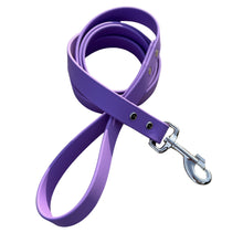 Load image into Gallery viewer, Light Purple BioThane® Waterproof Dog Leash 1" Durable, Odor-Resistant, and Easy to Clean
