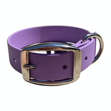 Load image into Gallery viewer, Waterproof BioThane® Dog Collar Adjustable Custom Color Nickel Buckle