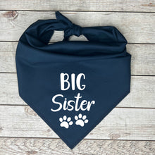 Load image into Gallery viewer, Big Sister Dog Bandana, Pregnancy Announcement