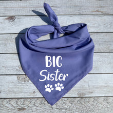 Load image into Gallery viewer, Big Sister Dog Bandana, Pregnancy Announcement