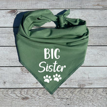 Load image into Gallery viewer, Big Sister Dog Bandana, Pregnancy Announcement