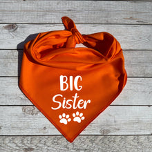 Load image into Gallery viewer, Big Sister Dog Bandana, Pregnancy Announcement