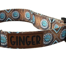 Load image into Gallery viewer, Personalized Dog Collar with Engraved Name with Matching Leash, Personalized Dog Collar