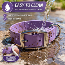 Load image into Gallery viewer, Waterproof BioThane® Dog Collar Adjustable Custom Color Nickel Buckle