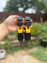 Load image into Gallery viewer, Two Tone BioThane® Dog Collar with Black Buckles | Waterproof Stink Proof Durable Dog Walking Gear | Custom Collar