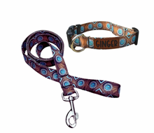 Load image into Gallery viewer, Personalized Dog Collar with Engraved Name with Matching Leash, Personalized Dog Collar