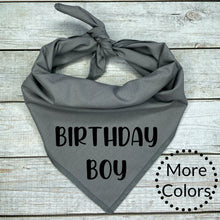Load image into Gallery viewer, Dog Bandana*** Birthday Boy