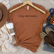 Load image into Gallery viewer, Cozy Season Bella Canvas T Shirt For Her, Fall Womens TShirt