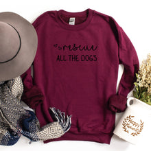 Load image into Gallery viewer, Rescue All The Dogs Sweatshirt, Fall Sweater