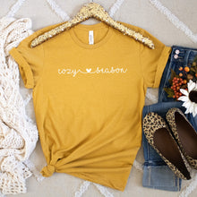Load image into Gallery viewer, Cozy Season Bella Canvas T Shirt For Her, Fall Womens TShirt