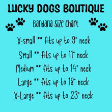 Load image into Gallery viewer, Doodle All The Way Dog Bandana