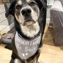 Load image into Gallery viewer, I thought I was the baby Dog Bandana, with baby feet