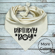 Load image into Gallery viewer, Birthday Boy Dog Bandana