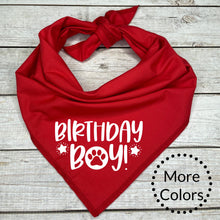 Load image into Gallery viewer, Birthday Boy Dog Bandana