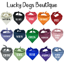 Load image into Gallery viewer, Best Dog Bandana, Engagement Gifts, Bow Tie Neckerchief, Pet as Best Man in Wedding