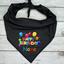 Load image into Gallery viewer, Happy Birthday Dog Bandana