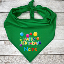 Load image into Gallery viewer, Happy Birthday Dog Bandana
