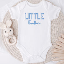 Load image into Gallery viewer, Embroidered Little Brother Bodysuit, Pregnancy Announcement, Baby Coming Soon