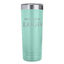 Load image into Gallery viewer, Skinny Tumbler with Custom Logo - Engraved Insulated Cup - Branded Business Gifts - Personalized Drinkware for Events & Swag