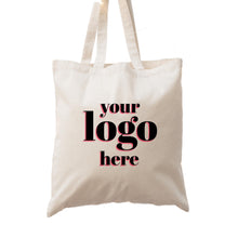 Load image into Gallery viewer, Custom Logo Tote Bag | Business Promo Totes | Personalized Branding Bags | Reusable Event Swag | Custom Company Merch