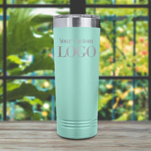 Load image into Gallery viewer, Skinny Tumbler with Custom Logo - Engraved Insulated Cup - Branded Business Gifts - Personalized Drinkware for Events & Swag