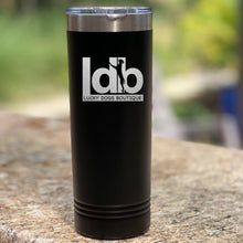 Load image into Gallery viewer, Skinny Tumbler with Custom Logo - Engraved Insulated Cup - Branded Business Gifts - Personalized Drinkware for Events & Swag