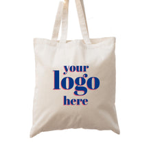 Load image into Gallery viewer, Custom Logo Tote Bag | Business Promo Totes | Personalized Branding Bags | Reusable Event Swag | Custom Company Merch