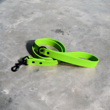 Load image into Gallery viewer, Bright Lime Green BioThane® Waterproof Dog Leash 1"