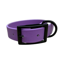 Load image into Gallery viewer, Custom BioThane® Buckle 1 Dog Collar Waterproof, Stink-Proof & Durable | Choose Your Color | Black Buckle Hardware