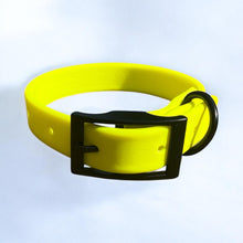 Load image into Gallery viewer, Custom BioThane® Buckle 1 Dog Collar Waterproof, Stink-Proof & Durable | Choose Your Color | Black Buckle Hardware