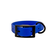 Load image into Gallery viewer, Blue Waterproof BioThane® Dog Collar 1" Durable, Easy-Clean, Odor-Resistant Pet Gear for Active Dogs