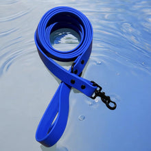 Load image into Gallery viewer, Blue BioThane® Waterproof Dog Leash 1" Durable, Odor-Resistant, and Easy to Clean