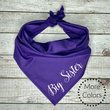 Load image into Gallery viewer, Big Sister Dog Bandana, Pregnancy Announcement