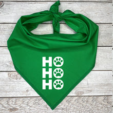 Load image into Gallery viewer, Ho Ho Ho Christmas Dog Bandana