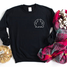 Load image into Gallery viewer, Dog Mom Sweatshirt, Custom Dog Ear Sweatshirt, Dog Outline Sweatshirt, Dog Breed Shirt, Gift for Dog Mom, Personalized Dog Mom Sweatshirt