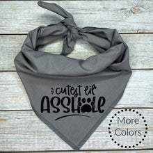 Load image into Gallery viewer, Cutest A Hole Dog Bandana