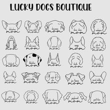 Load image into Gallery viewer, Dog Mom Sweatshirt, Custom Dog Ear Sweatshirt, Dog Outline Sweatshirt, Dog Breed Shirt, Gift for Dog Mom, Personalized Dog Mom Sweatshirt