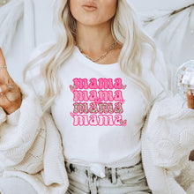 Load image into Gallery viewer, Mama Valentine Bella Canvas Tee Shirt, Dog Mom Gift, Dog Lover Shirt