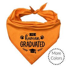 Load image into Gallery viewer, My Human Graduated Dog Bandana, Graduation Gift, Graduation Dog Bandana