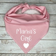 Load image into Gallery viewer, Mama's Girl Heart Dog Bandana