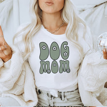 Load image into Gallery viewer, Dogs Mom Bella Canvas Tee Shirt, Dog Mom Gift, Dog Lover Shirt