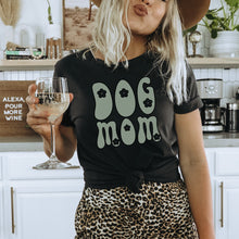 Load image into Gallery viewer, Dogs Mom Bella Canvas Tee Shirt, Dog Mom Gift, Dog Lover Shirt