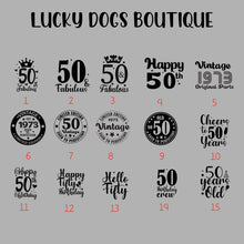 Load image into Gallery viewer, 50th Birthday Gift For Women Tumbler