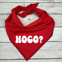 Load image into Gallery viewer, HOCO Dog Bandana, Ask to Homecoming Dance, Free Customization