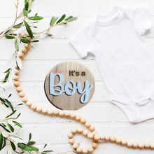 Load image into Gallery viewer, Gender Reveal Sign Pregnancy Announcement