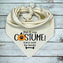 Load image into Gallery viewer, This is My Costume Dog Bandana, Halloween