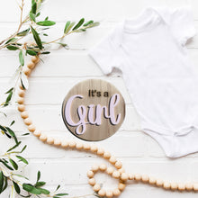 Load image into Gallery viewer, Gender Reveal Sign Pregnancy Announcement