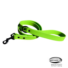 Load image into Gallery viewer, Bright Lime Green BioThane® Waterproof Dog Leash 1"
